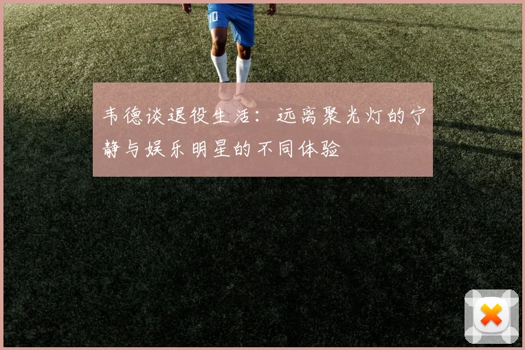 韦德谈退役生活：远离聚光灯的宁静与娱乐明星的不同体验